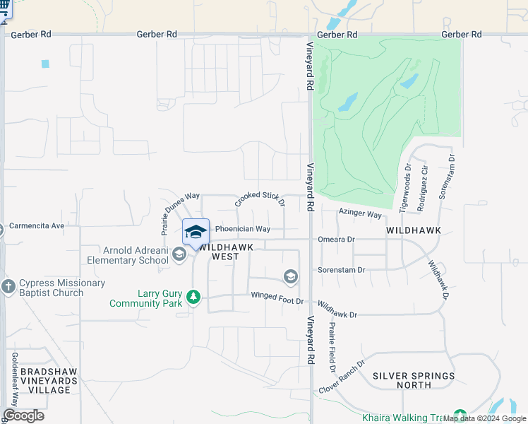 map of restaurants, bars, coffee shops, grocery stores, and more near 7834 Lahontan Court in Sacramento