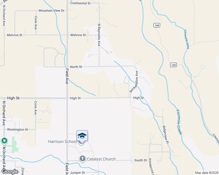 map of restaurants, bars, coffee shops, grocery stores, and more near 1143 Eagles Nest Court in Cañon City