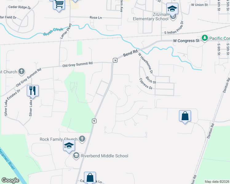 map of restaurants, bars, coffee shops, grocery stores, and more near 984 Westlake Village Drive in Pacific