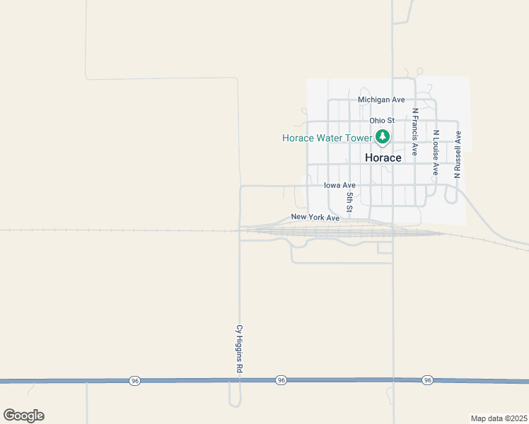 map of restaurants, bars, coffee shops, grocery stores, and more near in Greeley County