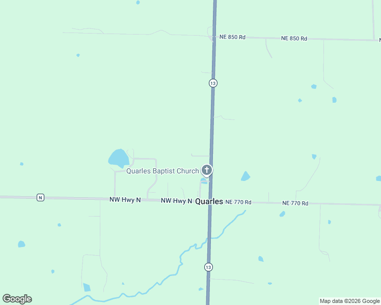 map of restaurants, bars, coffee shops, grocery stores, and more near Highway 13 in Clinton
