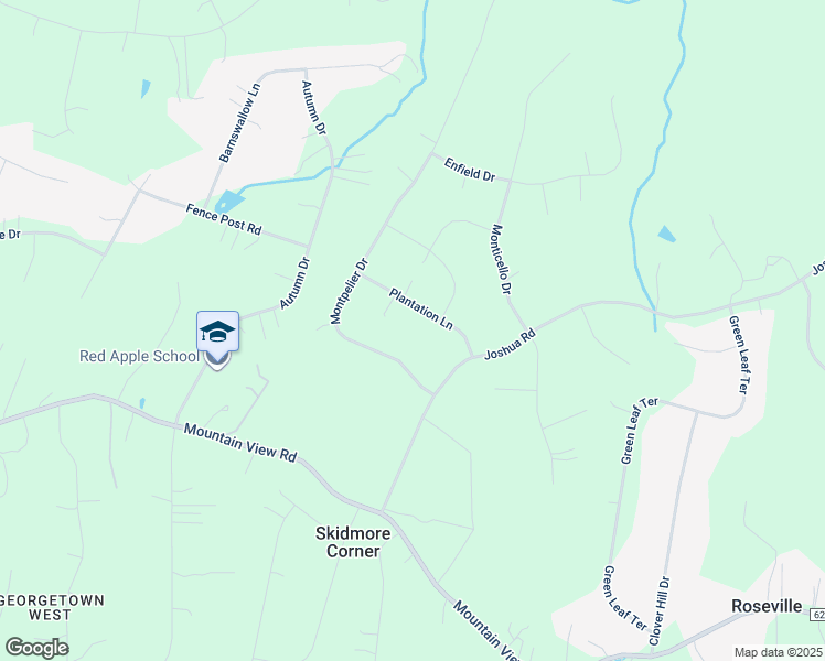 map of restaurants, bars, coffee shops, grocery stores, and more near 106 Plantation Lane in Stafford
