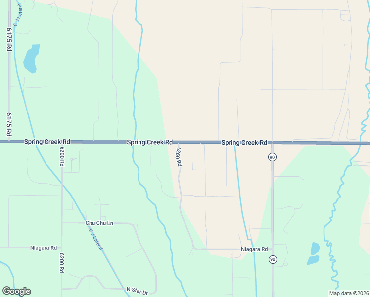 map of restaurants, bars, coffee shops, grocery stores, and more near 62349-62433 Spring Creek Road in Montrose