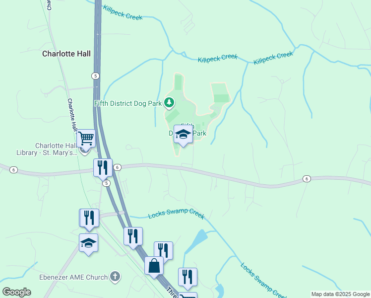 map of restaurants, bars, coffee shops, grocery stores, and more near 37840 New Market Turner Road in Mechanicsville