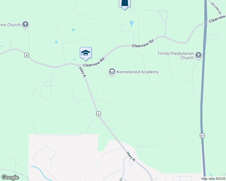 map of restaurants, bars, coffee shops, grocery stores, and more near 109 Choiceland Drive in Union