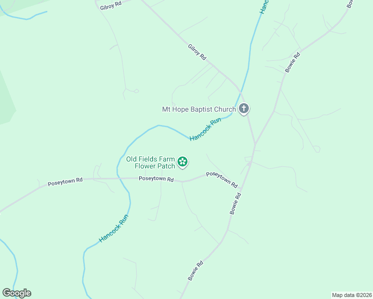 map of restaurants, bars, coffee shops, grocery stores, and more near 3370 Poseytown Road in Nanjemoy