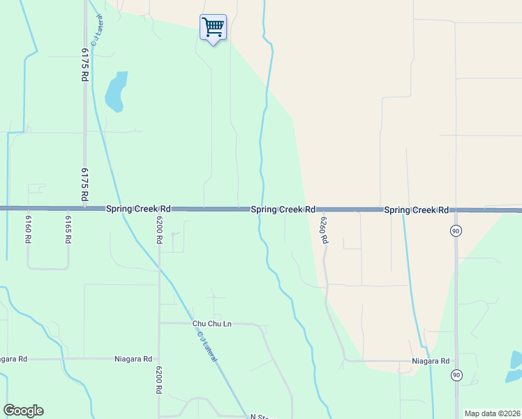map of restaurants, bars, coffee shops, grocery stores, and more near 62349 Spring Creek Road in Montrose