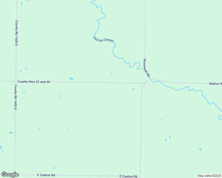 map of restaurants, bars, coffee shops, grocery stores, and more near 16301-16975 County Highway 32 and 40 in Texico