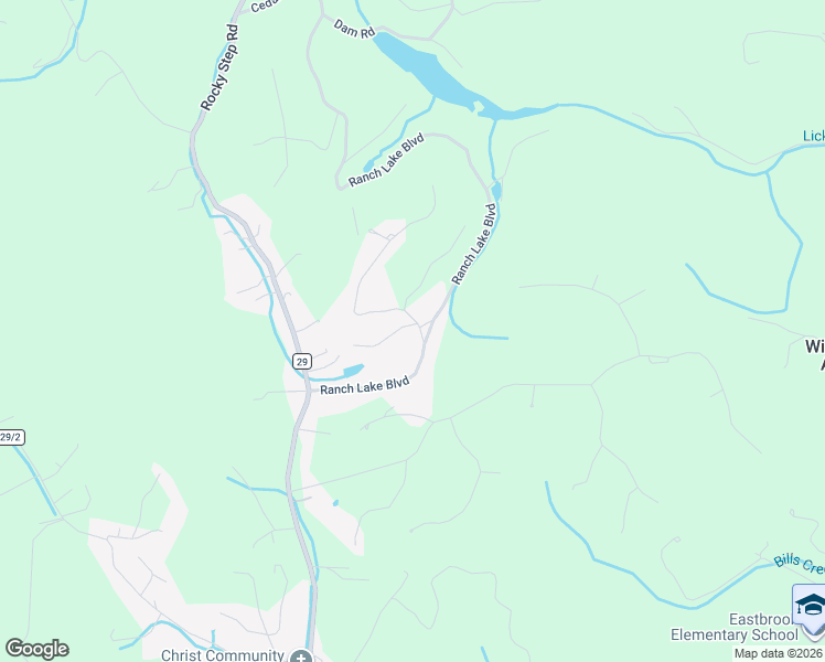 map of restaurants, bars, coffee shops, grocery stores, and more near 41 Ridgeview Drive in Putnam County