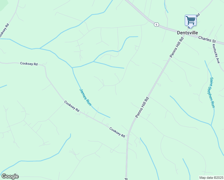 map of restaurants, bars, coffee shops, grocery stores, and more near 8320 Hudson Drive in La Plata