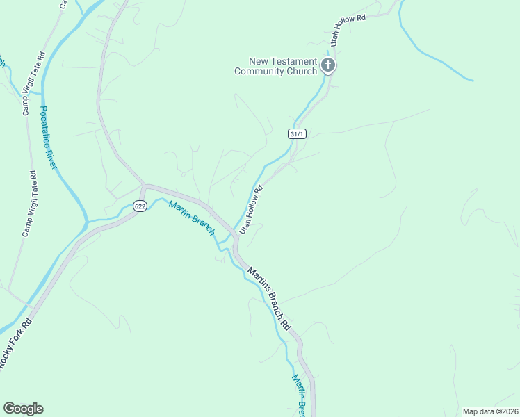 map of restaurants, bars, coffee shops, grocery stores, and more near 145 Utah Hollow Road in Charleston