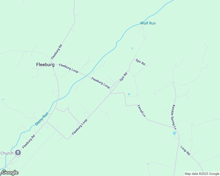 map of restaurants, bars, coffee shops, grocery stores, and more near 515 Fleeburg Loop in Shenandoah