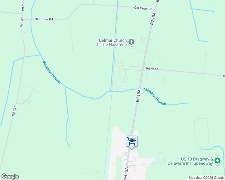 map of restaurants, bars, coffee shops, grocery stores, and more near in Delmar