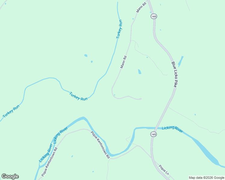 map of restaurants, bars, coffee shops, grocery stores, and more near Mann Road in Mount Olivet