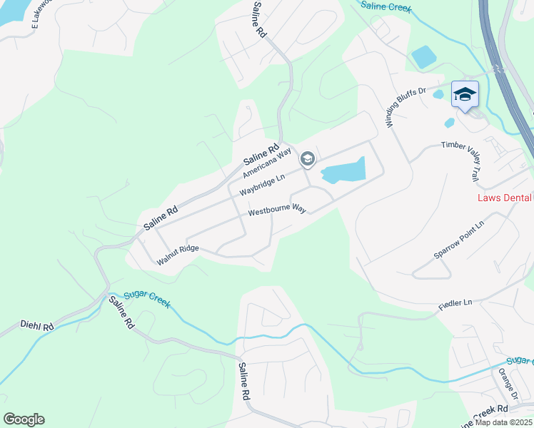 map of restaurants, bars, coffee shops, grocery stores, and more near 1964 Westbourne Way in Fenton