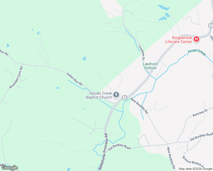 map of restaurants, bars, coffee shops, grocery stores, and more near 2412-2510 W Meadowbrook Rd in Ashland