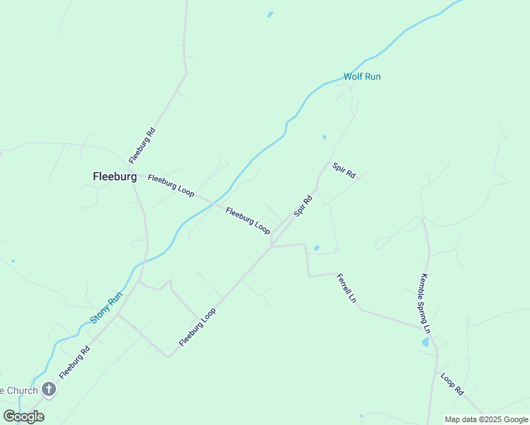 map of restaurants, bars, coffee shops, grocery stores, and more near 515 Fleeburg Loop in Shenandoah