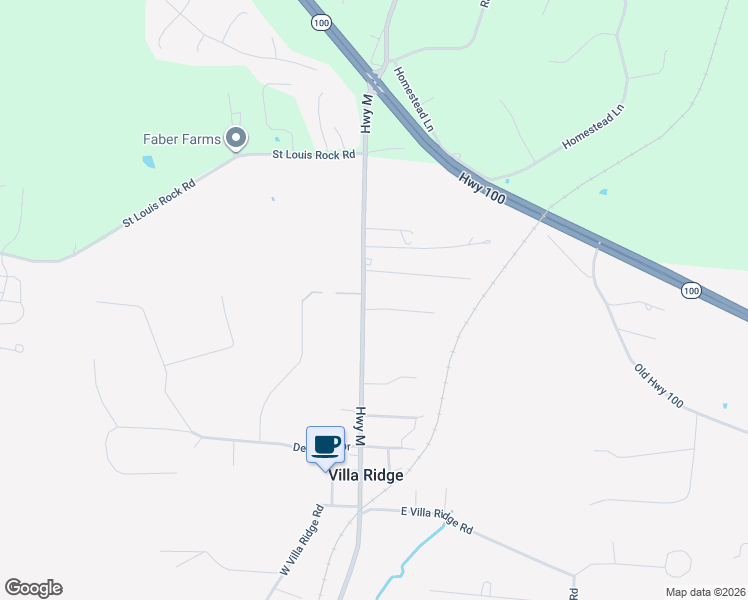 map of restaurants, bars, coffee shops, grocery stores, and more near 392 Martin Field Court in Villa Ridge