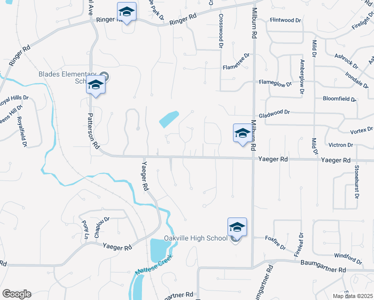 map of restaurants, bars, coffee shops, grocery stores, and more near 5264 Autumnwinds Drive in Saint Louis
