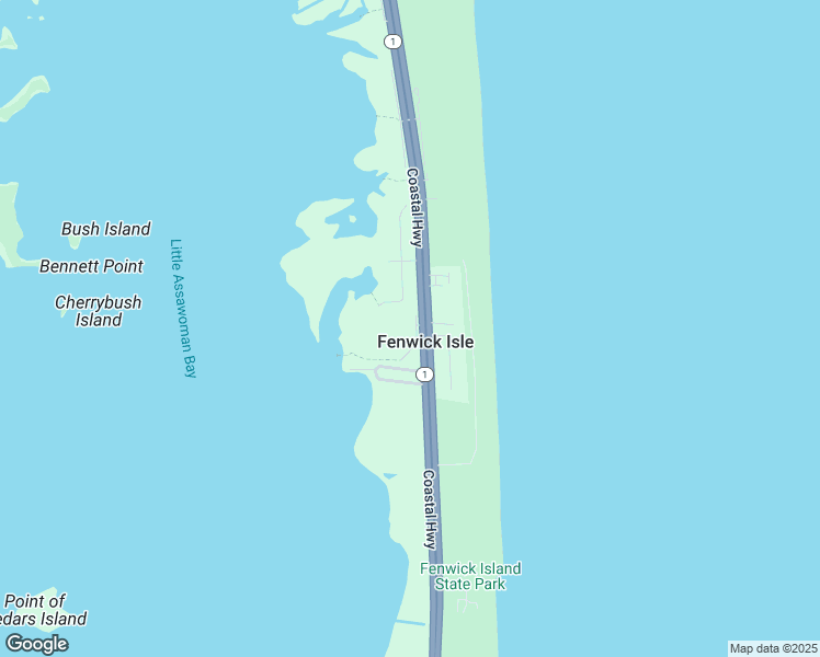 map of restaurants, bars, coffee shops, grocery stores, and more near 40124 Salt Meadows Drive in Fenwick Island