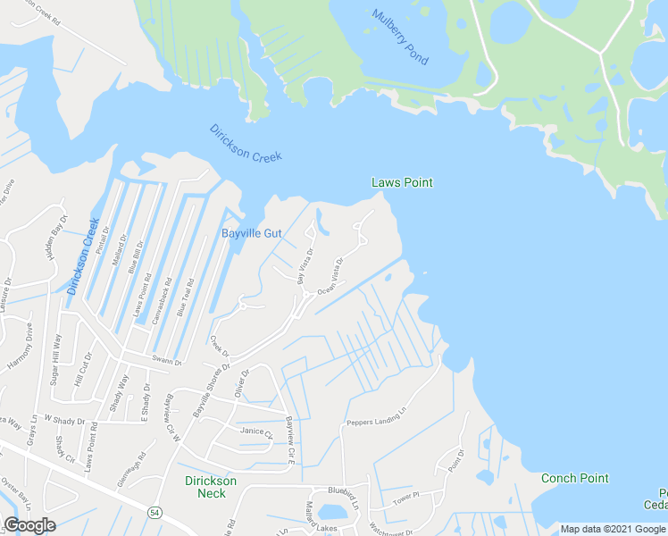 map of restaurants, bars, coffee shops, grocery stores, and more near 1172 Ocean Vista Drive in Selbyville