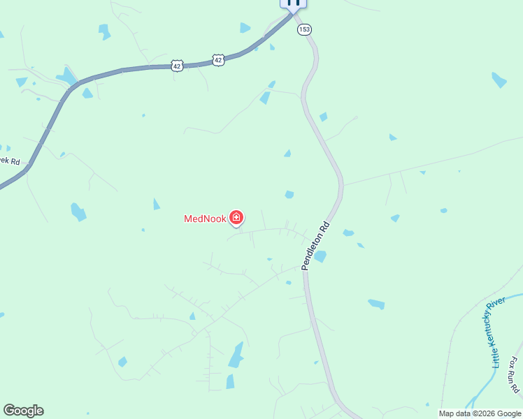 map of restaurants, bars, coffee shops, grocery stores, and more near 98 Magnolia Court in Pendleton