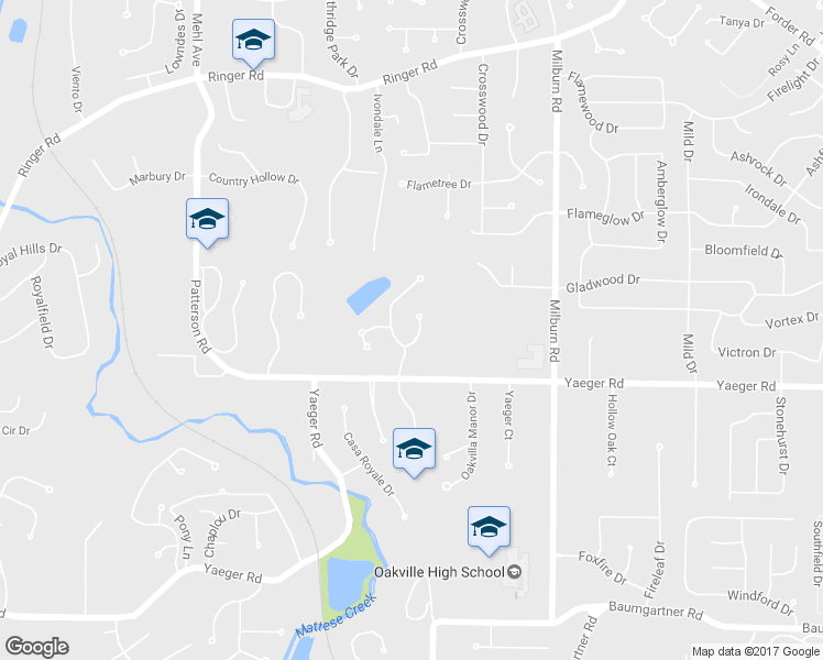 map of restaurants, bars, coffee shops, grocery stores, and more near 3025 Lakeview Park Drive in Saint Louis