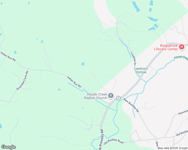 map of restaurants, bars, coffee shops, grocery stores, and more near 2510 W Meadowbrook Rd in Ashland