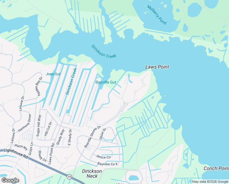 map of restaurants, bars, coffee shops, grocery stores, and more near 1269 Dockside Drive in Selbyville