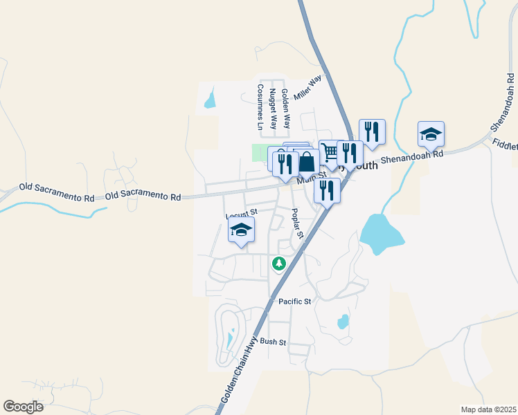 map of restaurants, bars, coffee shops, grocery stores, and more near 9254 Hay Street in Plymouth