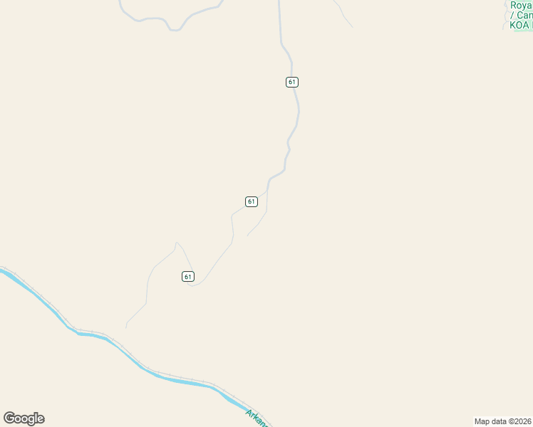 map of restaurants, bars, coffee shops, grocery stores, and more near 1324 County Road 61 in Cañon City