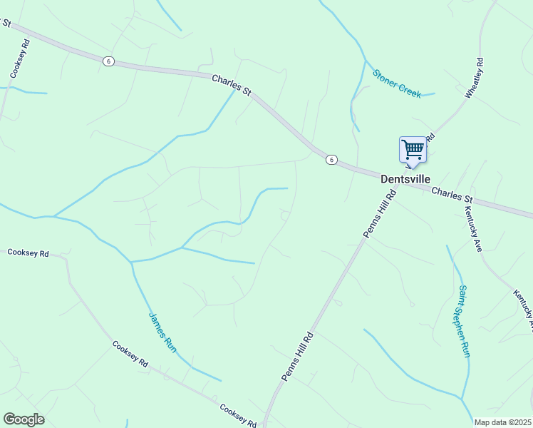 map of restaurants, bars, coffee shops, grocery stores, and more near 8245 Hudson Drive in La Plata