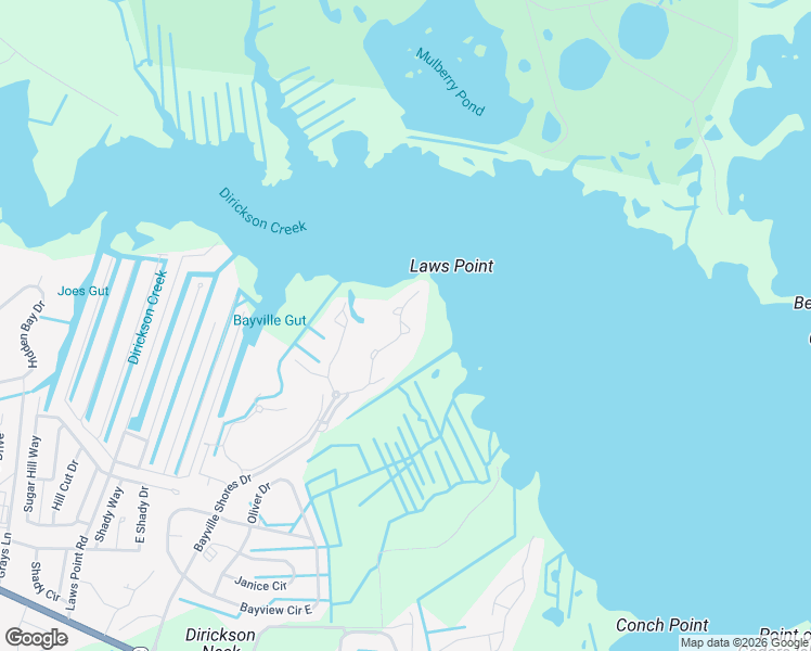 map of restaurants, bars, coffee shops, grocery stores, and more near 1121 Ocean Vista Drive in Selbyville