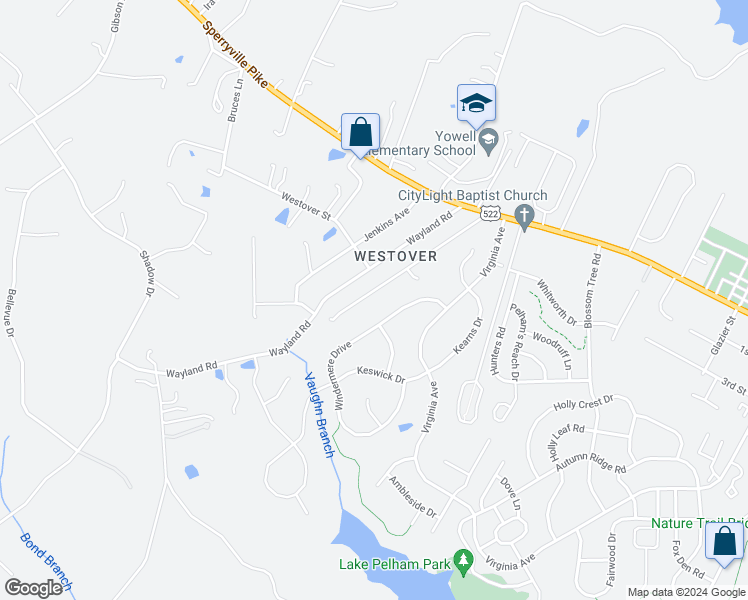 map of restaurants, bars, coffee shops, grocery stores, and more near 231 Lesco Boulevard in Culpeper