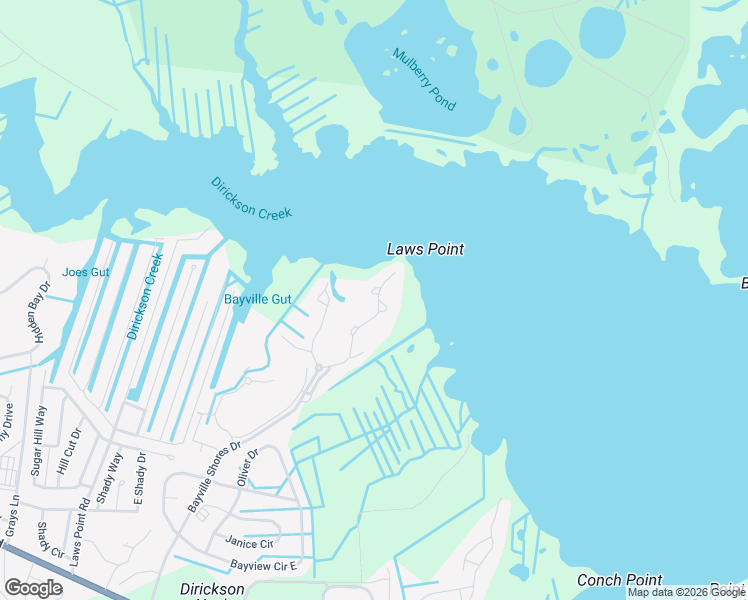 map of restaurants, bars, coffee shops, grocery stores, and more near 1150 Ocean Vista Drive in Selbyville