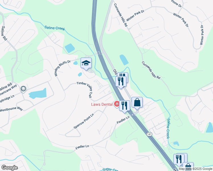 map of restaurants, bars, coffee shops, grocery stores, and more near 229 Spearmint Drive in Fenton