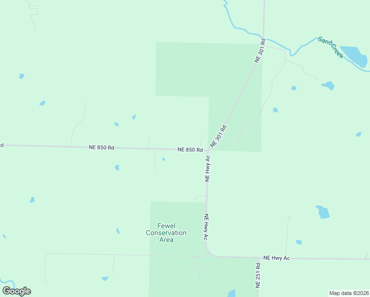 map of restaurants, bars, coffee shops, grocery stores, and more near 268 Northeast 850 Road in Clinton