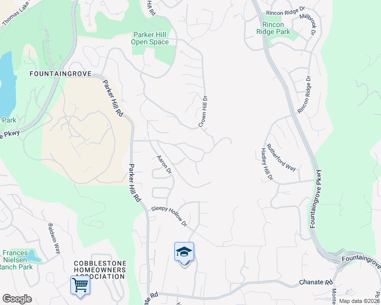 map of restaurants, bars, coffee shops, grocery stores, and more near 3811 Clear Ridge in Santa Rosa