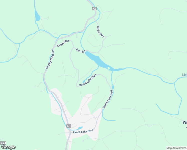 map of restaurants, bars, coffee shops, grocery stores, and more near 876 Ranch Lake Boulevard in Putnam County