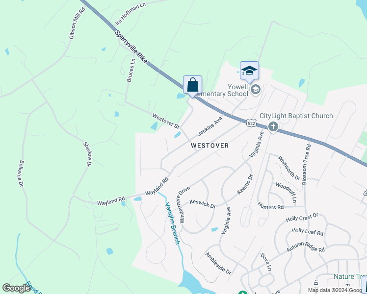 map of restaurants, bars, coffee shops, grocery stores, and more near 221 Jenkins Avenue in Culpeper