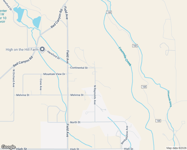 map of restaurants, bars, coffee shops, grocery stores, and more near 1379 North Raynolds Avenue in Cañon City