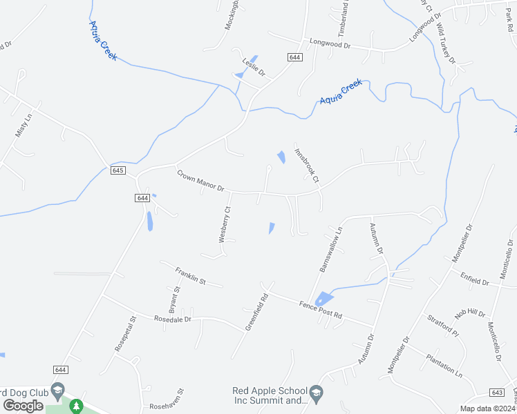 map of restaurants, bars, coffee shops, grocery stores, and more near 82 Crown Manor Drive in Stafford