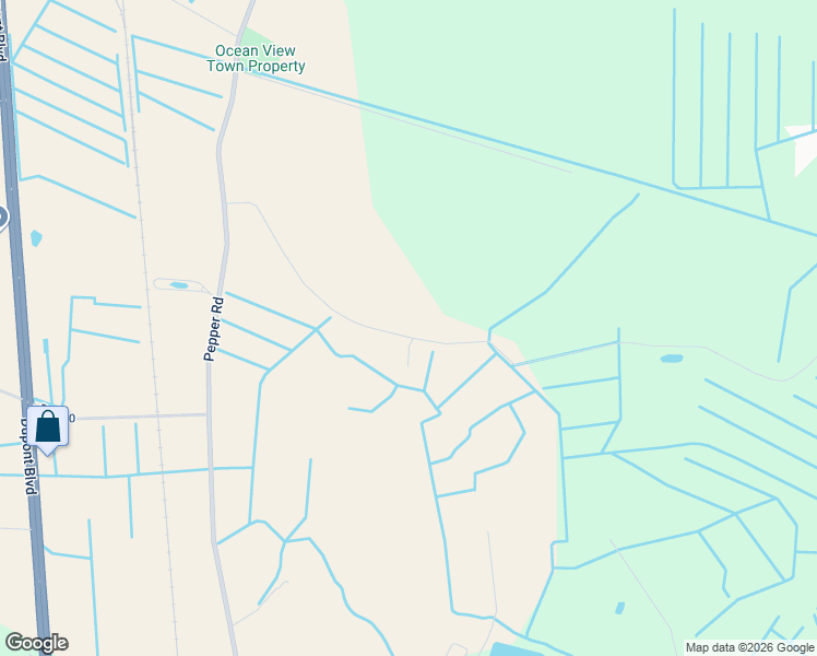 map of restaurants, bars, coffee shops, grocery stores, and more near 30340 Jay Patch Road in Selbyville