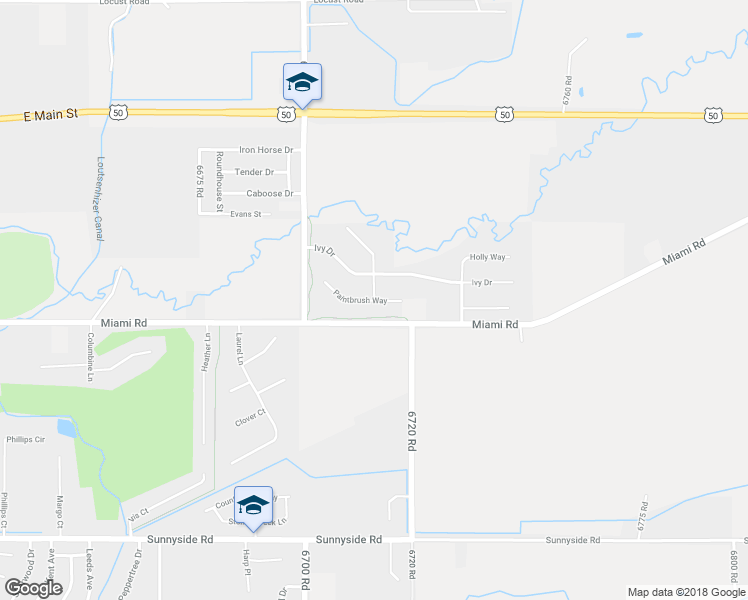 map of restaurants, bars, coffee shops, grocery stores, and more near 2999 Paintbrush Way in Montrose