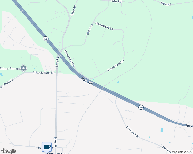 map of restaurants, bars, coffee shops, grocery stores, and more near 1052 Homestead Lane in Villa Ridge