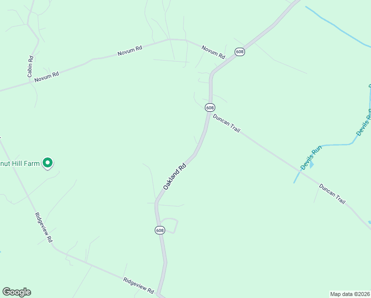 map of restaurants, bars, coffee shops, grocery stores, and more near 16143 Oakland Road in Reva