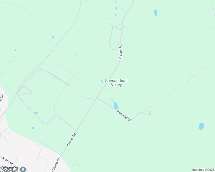 map of restaurants, bars, coffee shops, grocery stores, and more near 2494 Kratzer Road in Harrisonburg