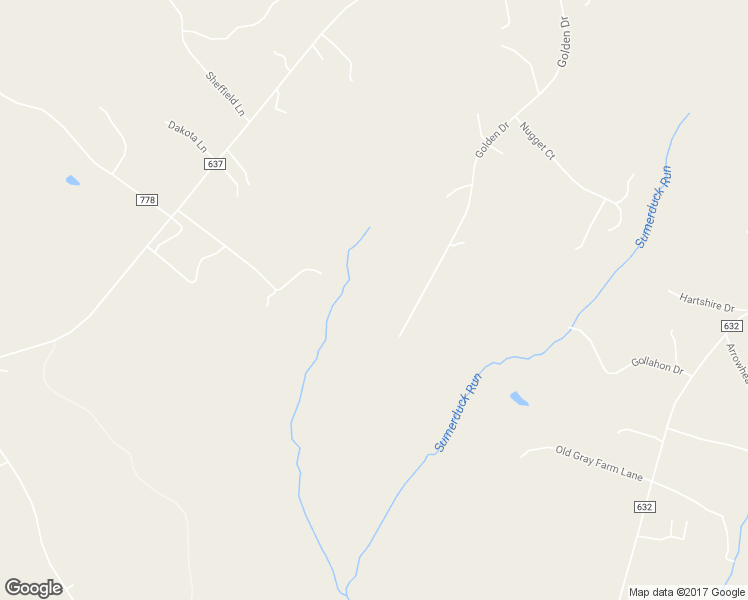map of restaurants, bars, coffee shops, grocery stores, and more near 13348 Golden Drive in Sumerduck