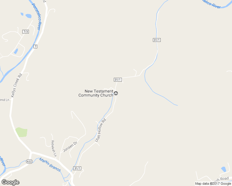 map of restaurants, bars, coffee shops, grocery stores, and more near Utah Hollow Road in Charleston