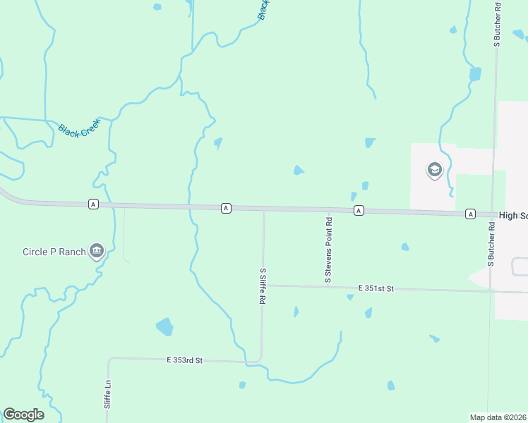 map of restaurants, bars, coffee shops, grocery stores, and more near 20505 State Highway A in Archie